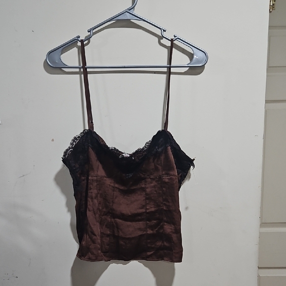 NWT Free People Intimately Top Chocolate Love Size L - Picture 3 of 5